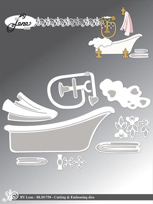 By Lene dies Bathtub Største 10,9x4,5cm